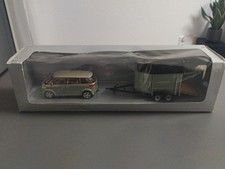 Schuco VW Microbus Mit Pferdeanhänger 1:43 802925000