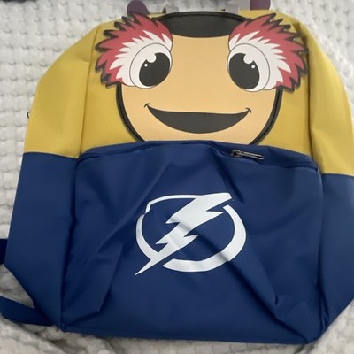 Kids Backpack Blue/Yellow Mascot Tampa bay Lightning bug 
