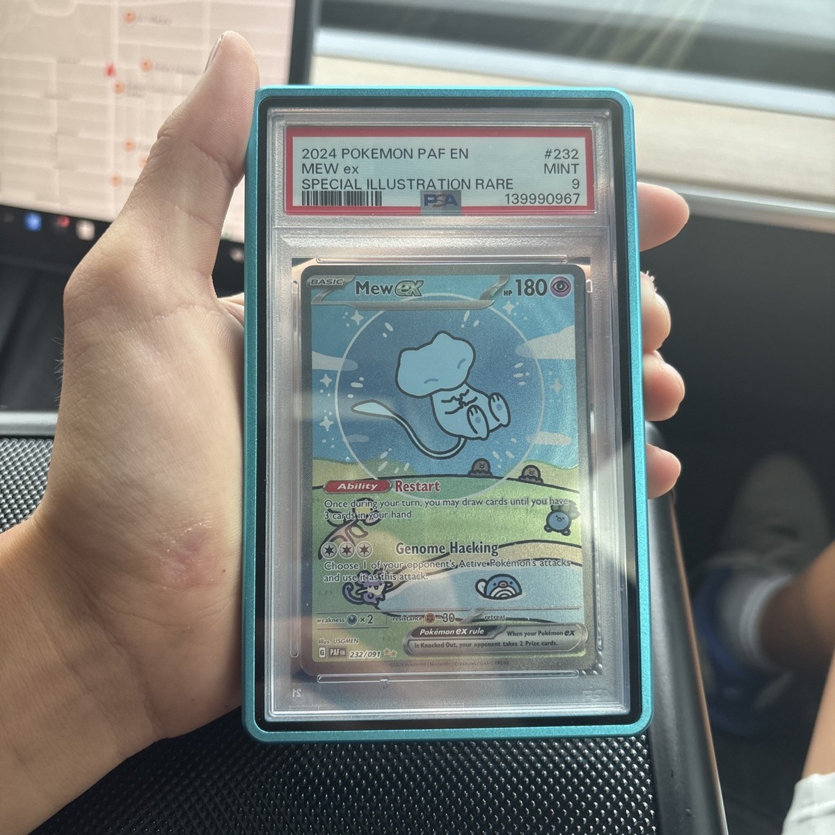 2024 Paldean Fates Bubble Mew EX Special Illustration Rare #232