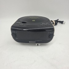 Sony Dream Machine FM/AM CD Player Dual Alarm Clock Radio ICF-CD814 Music TESTED