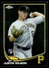 2013 Topps Chrome Justin Wilson Rookie Pittsburgh Pirates #151