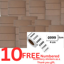 16 X  Packaging Cardboard Shoe Boxes 12 x 9 x 4" Single Wall Mailing Cartons.