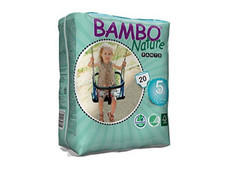 Bambo Nature Training Pants Size 5 26 44 lbs 20 ct Eco Friendly Hypoallergenic