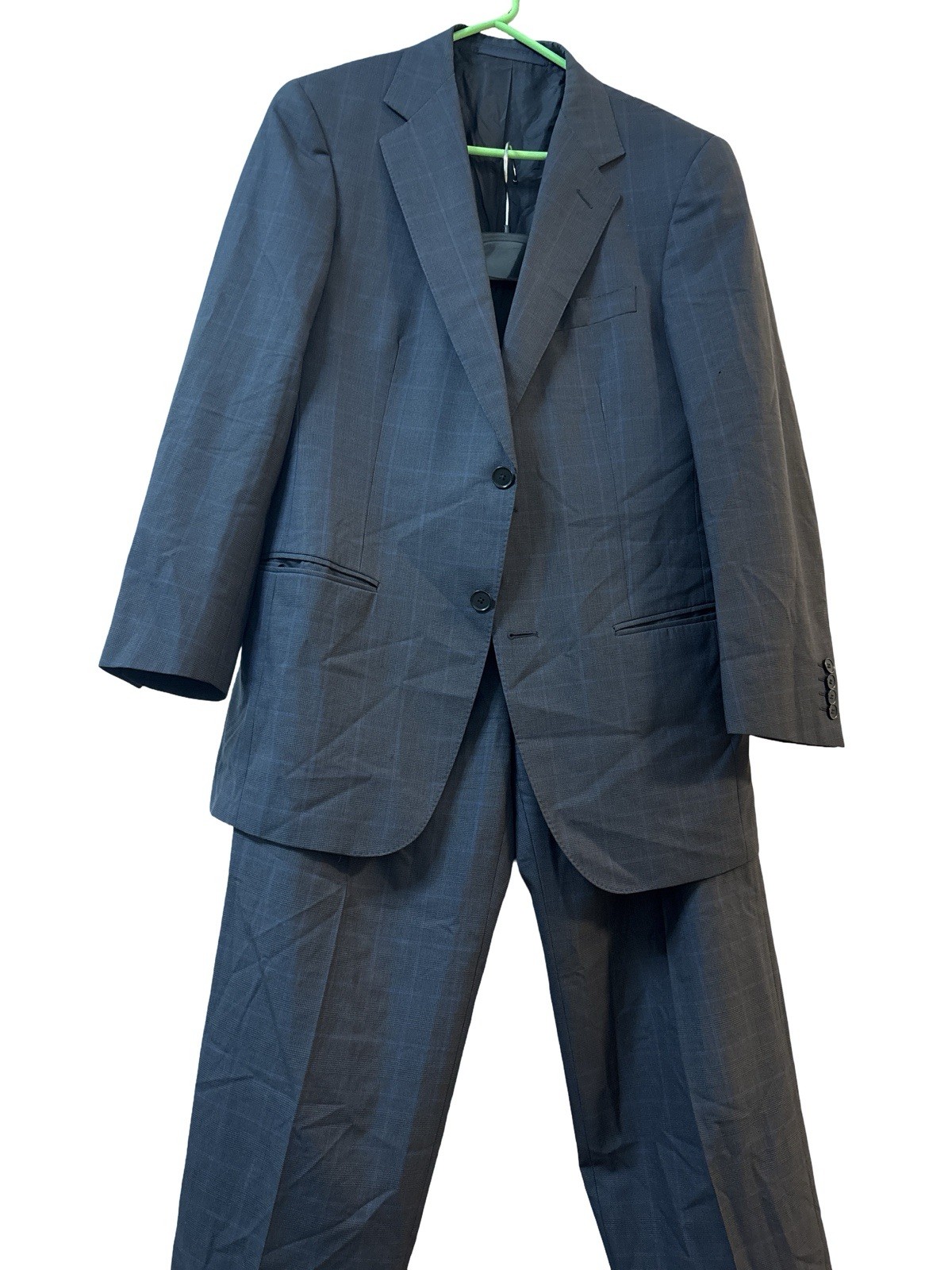 Burberry London Men's Suit Size 48 - 100% Virgin Wool - Blue - 2 Piece image 3