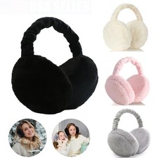 Women Men Fluffy Ear Muffs Winter Earmuffs Soft Plush Ear Warmer Cover Ear Muffs