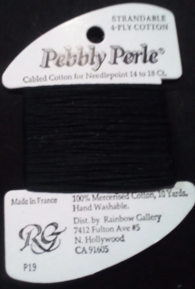 Rainbow Gallery Pebbly Perle-Cabled Cotton thread - Image 3 of 3