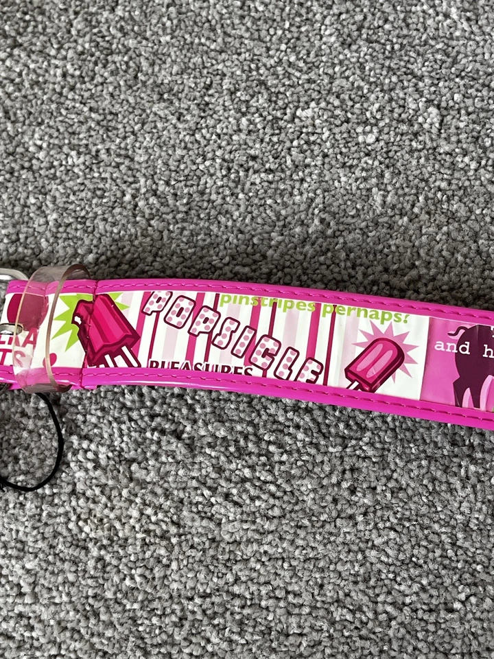 Vintage Pink Euro Hustler Inspired Belt Retro Graphics Poodle, Popsicle 40in LG - Image 2 of 4