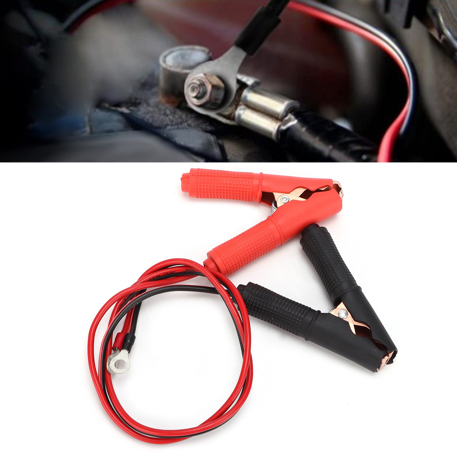 ♬ Car Battery Clamp Cable 12‑24V 30A Wire Accessory For Power Inverter