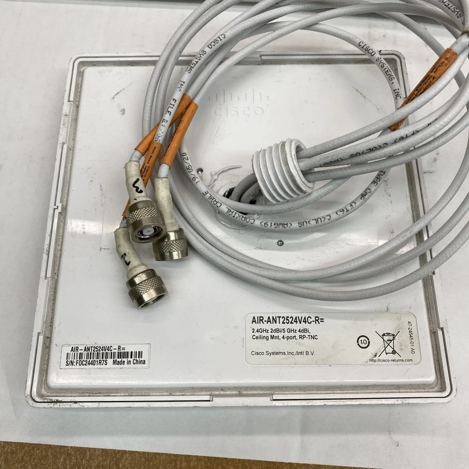 5x Cisco AIR‑ANT2524V4C‑R Dual‑Band Ceiling Mount Antennas RP‑TNC - Image 3 of 4