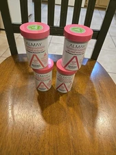 4 pack Almay Biodegradable Oil Free Micellar Eye Makeup Remover Pads 120 ct x4