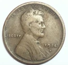 1914 S  Lincoln Cent Penny - Nice Fine Coin - Better Date - No Reserve