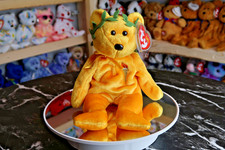 TY Beanie Baby - Victory the Bear (Internet Exclusive) | MWMT | Vintage | Rare