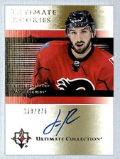 2015-16 UD Ultimate Retro Emile Poirier Rookie Auto /275 #05-EP Calgary Flames