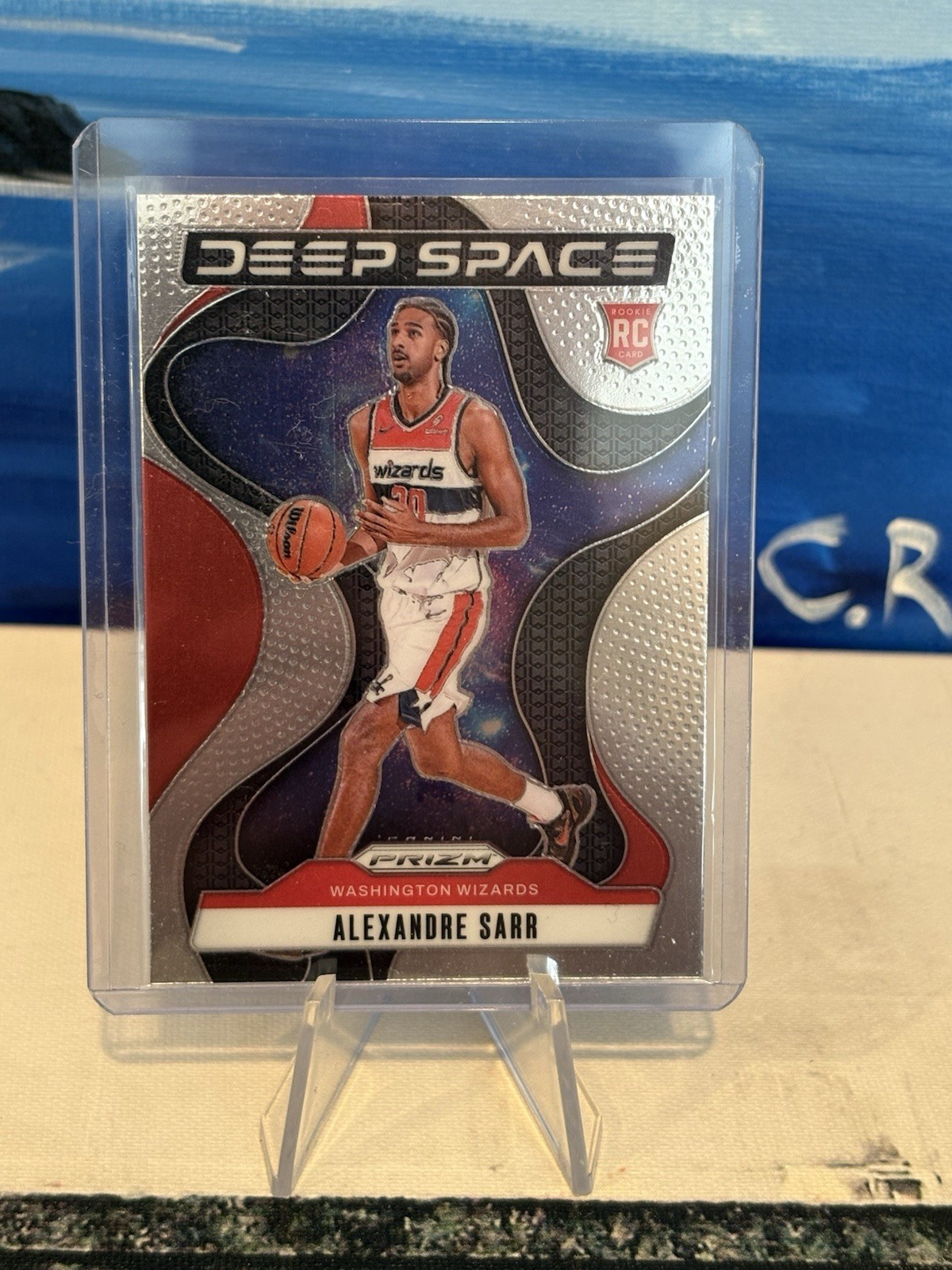 ALEXANDRE SARR RC 2024-25 Panini Prizm Deep Space #9 Wizards