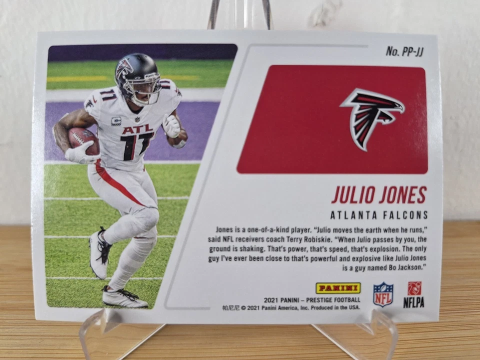 2020 Panini Prestige Prestigious Pros #PP-JJ Julio Jones Atlanta Falcons HOF NFL - Image 2 of 4