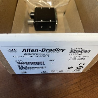 ALLEN BRADLEY 48CR-CC77RAF-E8 Code Reader 48CR, New Sealed!