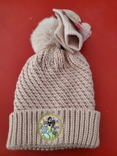 NEW Youth Girl Disney Princess Pink Winter Hat and Gloves Berkshire Fashions