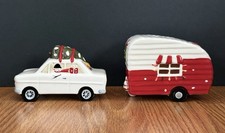 Christmas Vacation White Car & Camper Salt and Pepper Set New