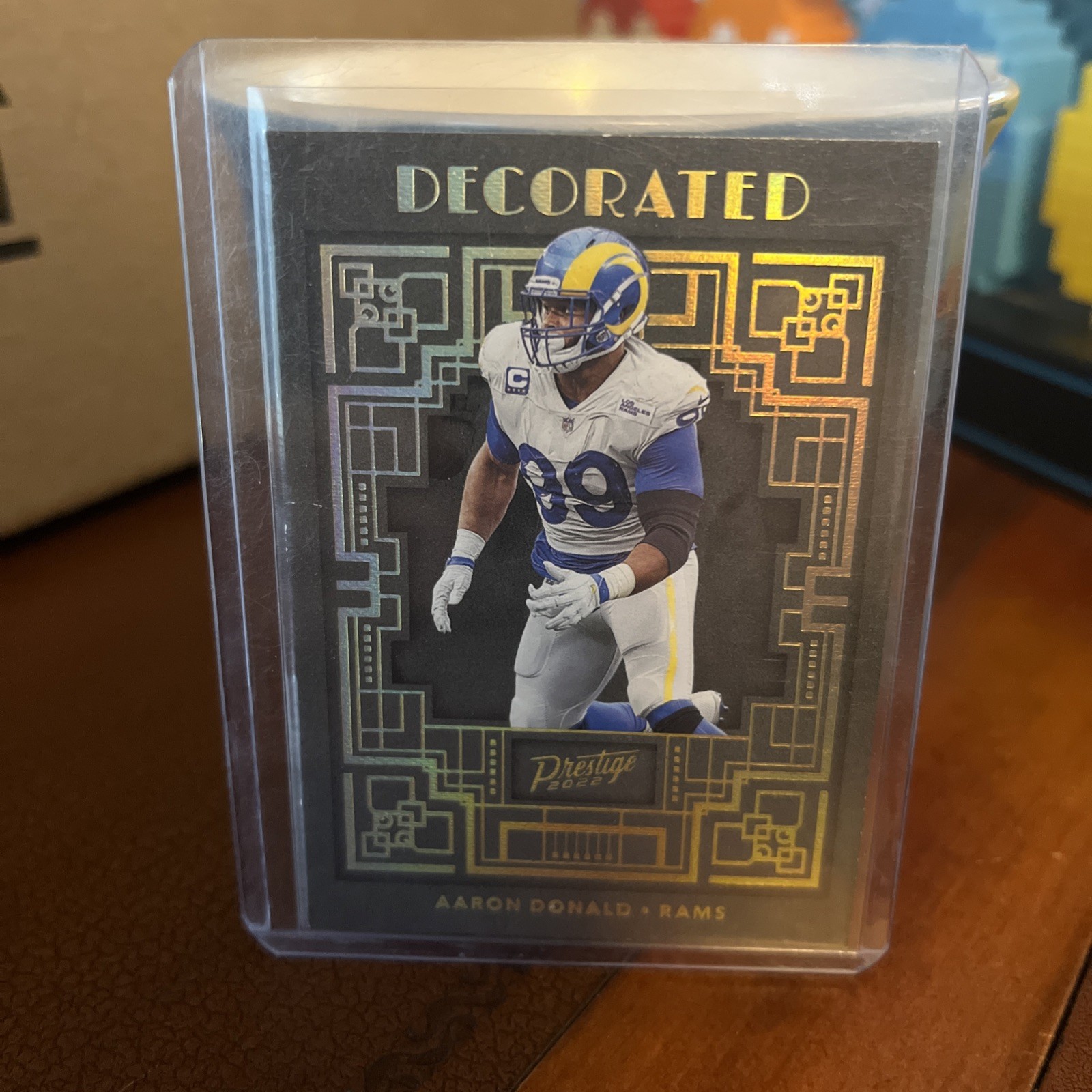 Aaron Donald CASE HIT! 2022 Prestige Decorated #DE-23 Rams Hall Of Fame NFL