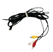 3.5mm Male to 3 RCA Male Plug RCA AV Adapter Audio Stereo Video Cable 5 Ft