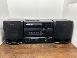 Sony CFS-1055 CD/Radio/Cassette Boombox Vintage Mega Bass AM/FM CD/TV Line in