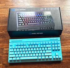 MAGIC-REFINER MK14 RGB Wired Gaming Keyboard ...