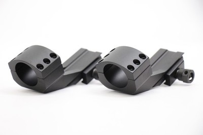 Leupold BattleZone 2 Piece Style Scope Rings 1'' Tube Diameter Height Matte Black
