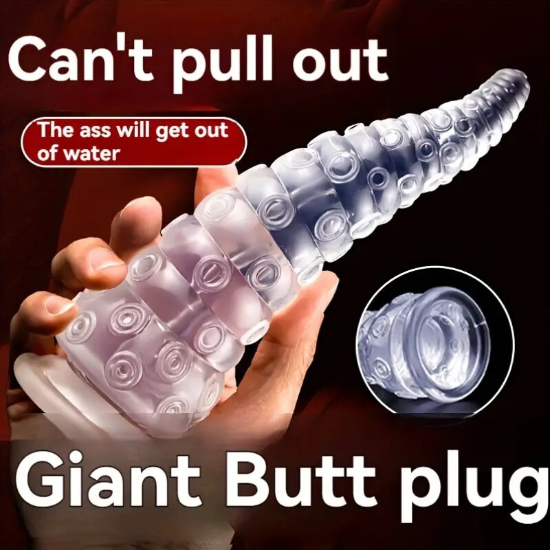 Tentacle Anal Butt Plug Dildo Suction Cup Sex Toy For Women Men Huge  Octopus