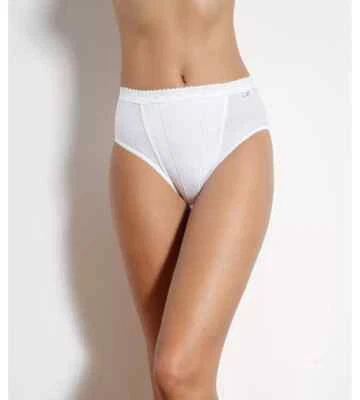 SLOGGI CONTROL TAI mutande donna bianche e nera slip - Bpack