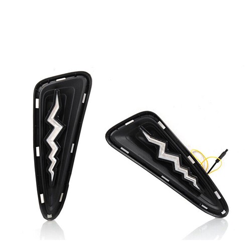 LED Fog Lamp Daytime Running Light Lightning Style For Toyota C-HR CHR 2018-2019 - Picture 2 of 7