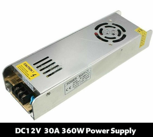 Transformador de fuente de alimentación con controlador LED AC 240V - DC 12V para tira de luz LED CCTV - Imagen 12 de 13