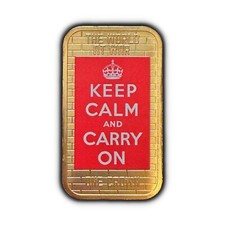 TRISTAN DA CUNHA. 2014, 1 Crown - WWI Posters, Keep Calm and Carry On