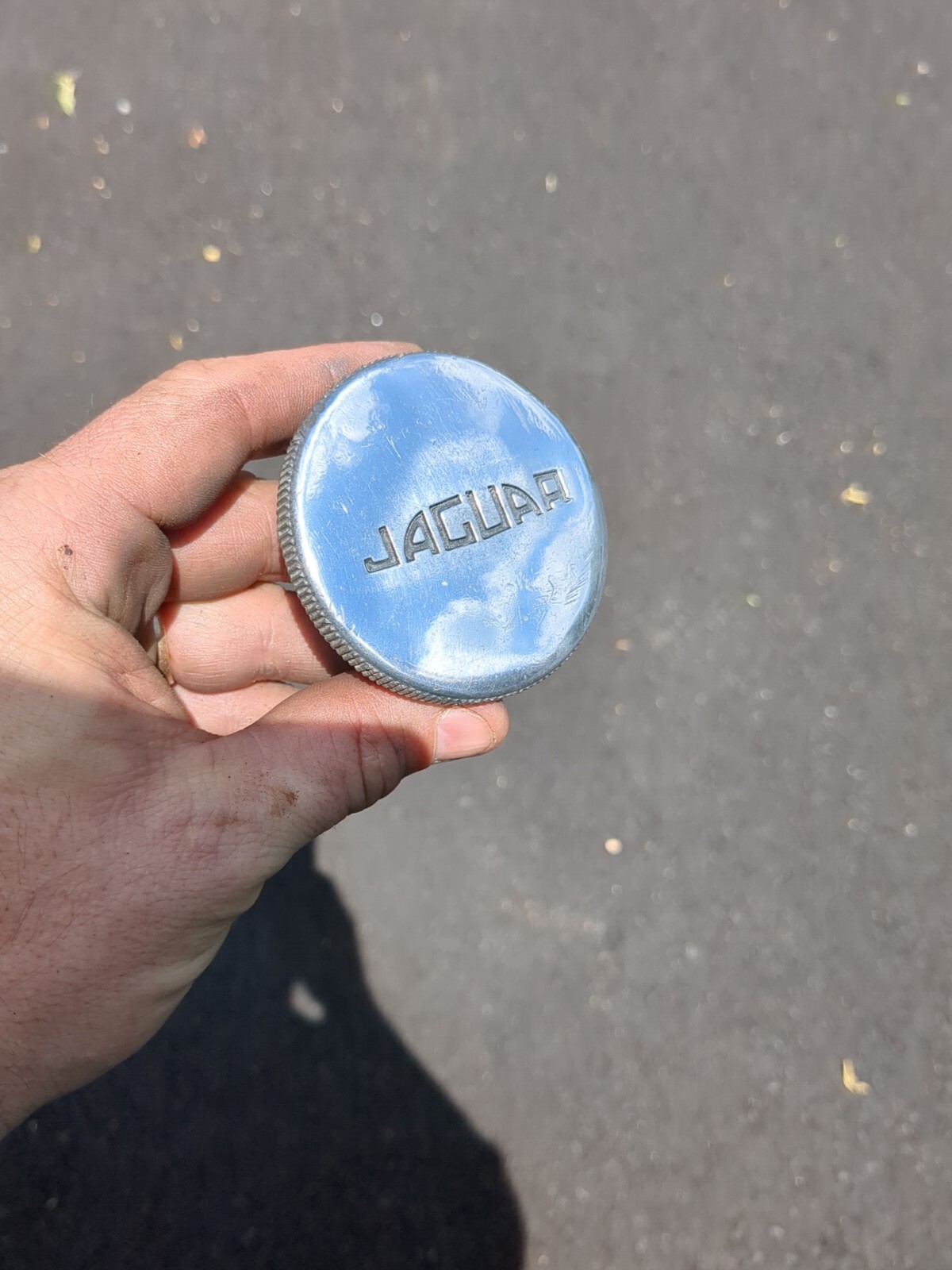 Jaguar E Type Genuine Factory Original Alloy Screw on Oil Filler  