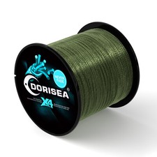 Dorisea Never Fade Army Green PE Braided Fishing line 100m 300m 500m 1000m 2000m