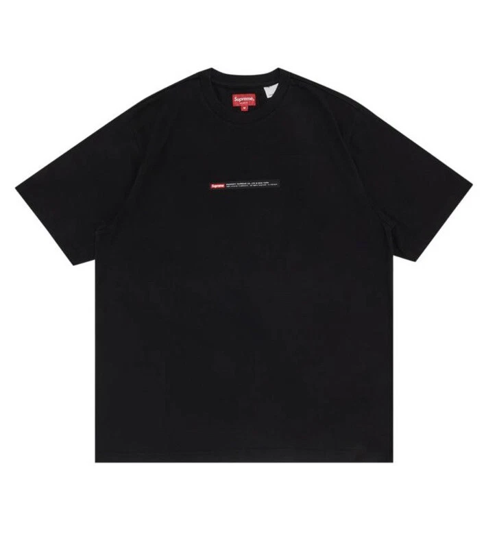 SUPREME “Property Label Short Sleeve Top”(FW22) Size: XL (T shirt) black