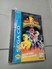 Mighty Morphin Power Rangers (Sega CD, 1995). Factory Sealed