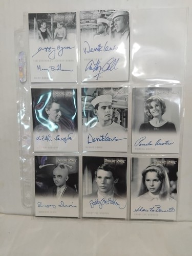 Rittenhouse Twilight Zone Autograph/Inscription Card Lot #2 (2019/2020:39 cards) - Picture 9 of 14