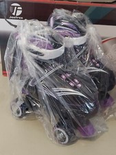 Jeefree adjustable kids roller skates with carry bag, size Medium ABCD-7 , new 