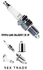 6 × Spark Plug Suitable for Toyota Landcruiser Petrol Engine F, 2F, 3F 1974-1991