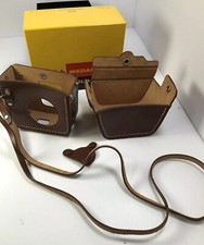 Rare Kodak Medallion Field Camera Case New In Box Leather Vintage Turret Model