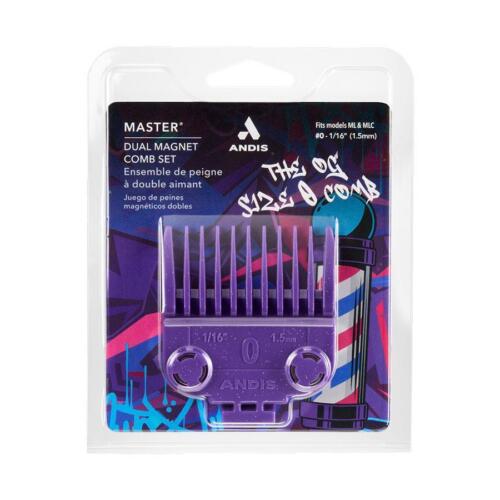 Andis The OG Size #0 Comb Dual Magnet Guide Fits MLC & ML Master Clippers 561385 - Afbeelding 1 van 3
