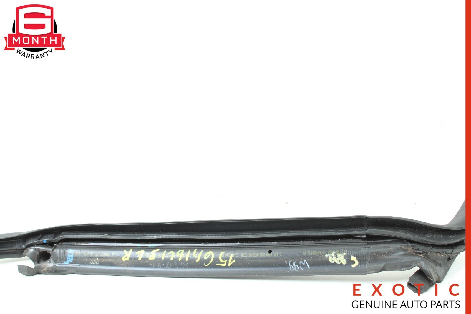 14-17 Maserati Ghibli S Rear Left Rubber Door Weather Strip Liner OEM