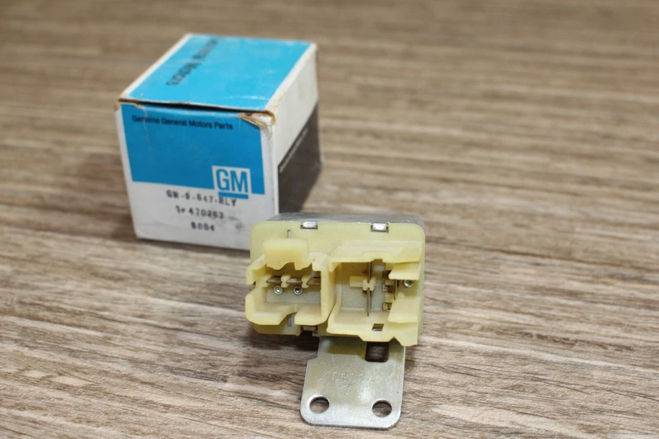 Relé de antena de alimentación NOS GM 470363 Chevrolet Caprice Impala Camaro 1978-1984 Foto 4 de 4