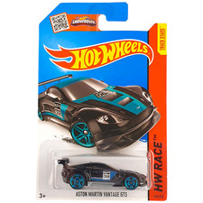 Hot Wheels ASTON MARTIN VANTAGE GT3 Sport Car Black 149/250 2013 NEW Sent In Box