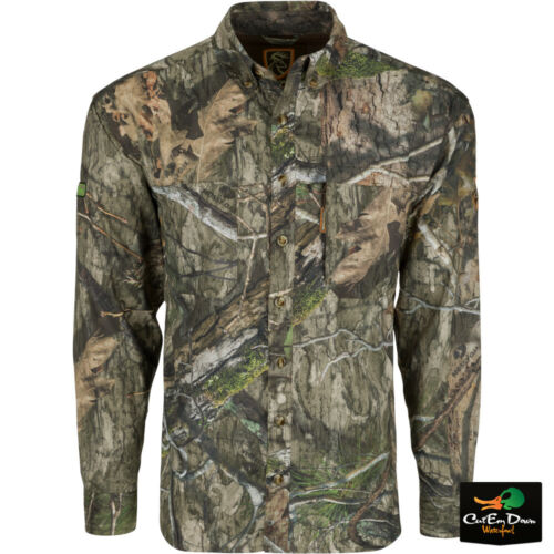 DRAKE NON-TYPICAL LONG SLEEVE MESH BACK FLYWEIGHT SHIRT WITH AGION ACTIVE XL - Picture 6 of 7