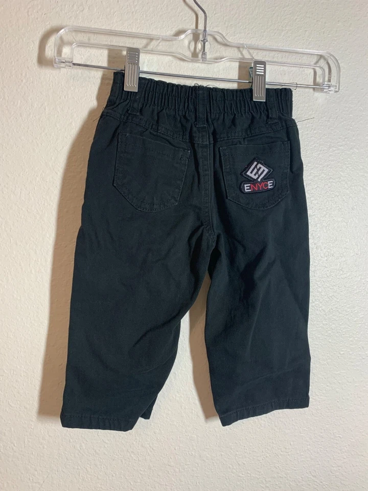 Jeans jeans masculino ENYCE New York Sean Combs tamanho 18 meses preto Y2K grunge - Imagem 2 de 2