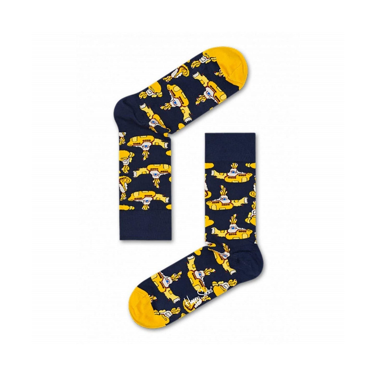 Happy Socks The Beatles Yellow Submarine Blue UK 7.5-11.5 Unisex Socks Pair Gift