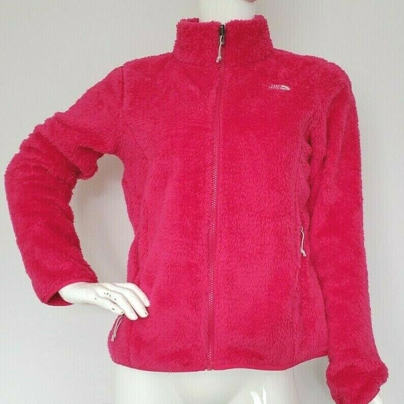 ЖЕНСКАЯ КУРТКА ИЗ МЯГКОГО ФЛИСА С ДЛИННЫМ ВОРСОМ THE NORTH FACE, розовая, sz S