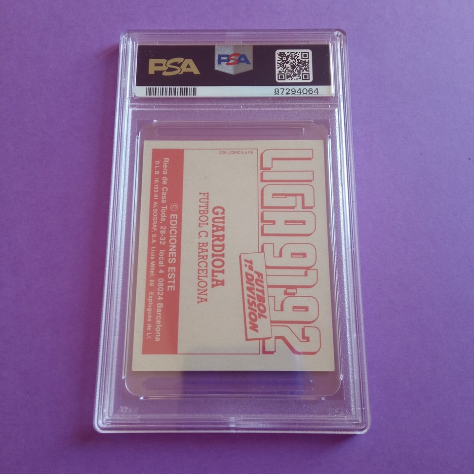 Carte Collection Guardiola Rookie Onze Mondial 1992 - FC Barcelone - Non Gradée