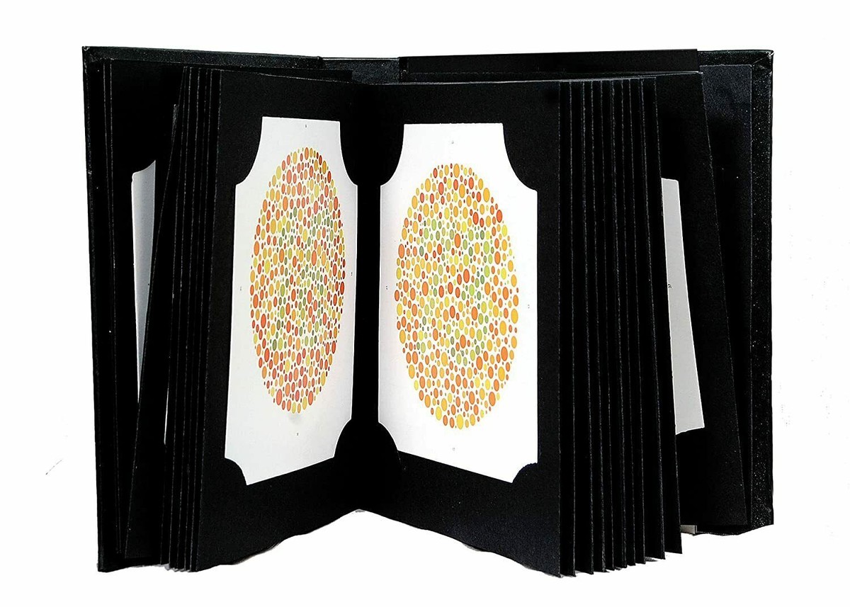 Ishihara Test Chart Book For Color Deficiency With 38 Plates-test